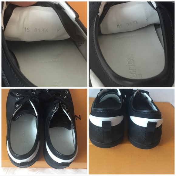 100%Authentic Louis Vuitton Black Sprinter Sneaker - Picture 8 of 8